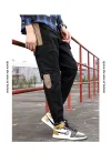 Otoño invierno algodón nuevo pantalón multibolsillos cargo pantalón hombre holgado tallas grandes negocios recto al aire libre casual details Picture